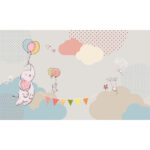 Carta da parati Colour Me Baby Happy dream by Caos Creativo